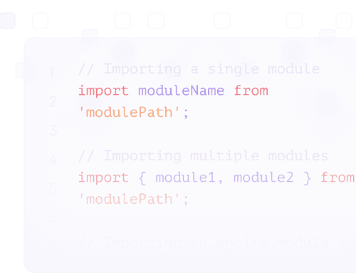 Ilustração de código