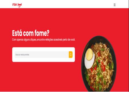 Interface do projeto iFood Clone